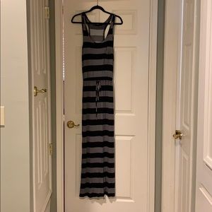 Striped cotton dress